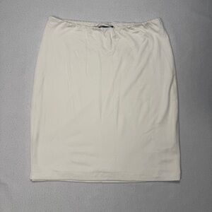 2/$30 Lulus White Stretch Pull On Elastic Waistband Mini Skirt Sz. M #2303